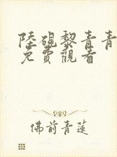 陆砚黎青青短剧免费观看