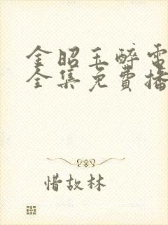 金昭玉醉电视剧全集免费播放高清