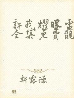 许我耀眼电视剧全集免费观看25集