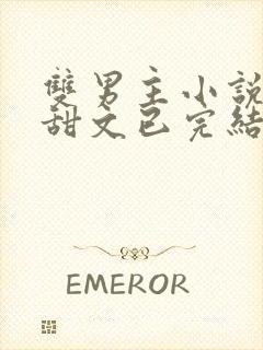 双男主小说推荐甜文已完结娱乐圈