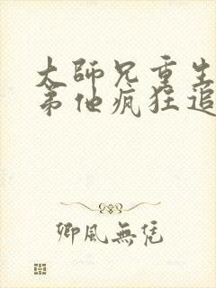 大师兄重生后师弟他疯狂追妻txt小说下载