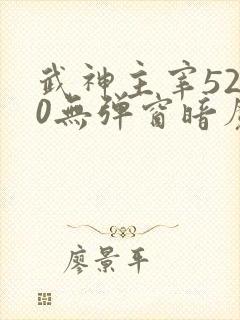 武神主宰5200无弹窗暗魔师