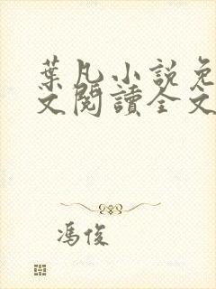 叶凡小说免费全文阅读全文