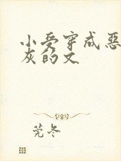 小受穿成恶毒炮灰的文