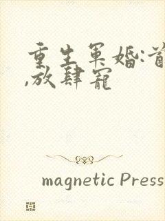 重生军婚:首长,放肆宠