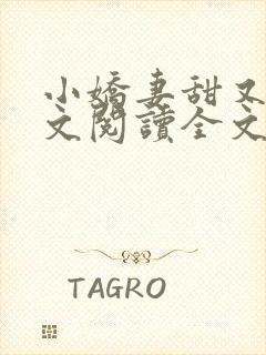 小娇妻甜又甜全文阅读全文