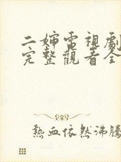 二婶电视剧免费完整观看全集高清