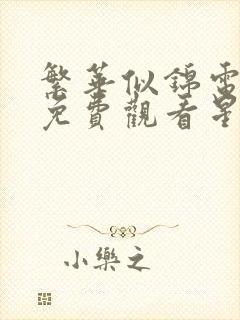 繁华似锦电视剧免费观看星辰影视