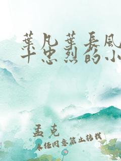 叶凡叶长风一门十忠烈的小说小说