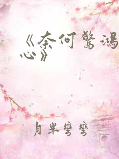 《奈何惊鸿入我心》