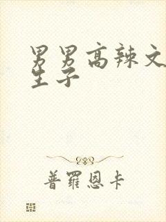 男男高辣文双性生子