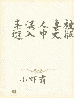 丰满人妻被猛烈进入中文版