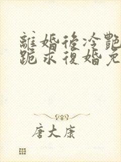 离婚后冷艳总裁跪求复婚免费阅读