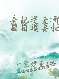 弃妃逆袭:邪王日日追妻忙免费下载