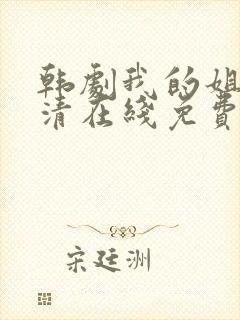 韩剧我的姐姐高清在线免费观看