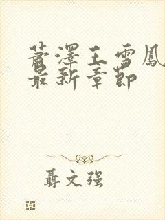 萧泽王雪凤更新最新章节