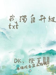 我独自升级原著txt