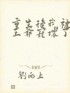 重生后我被偏执王爷宠坏了 小说