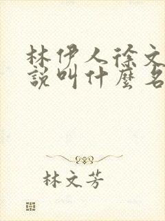 林伊人徐文东小说叫什么名都市无敌神医