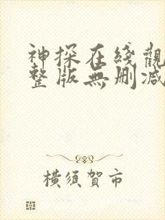 神探在线观看完整版无删减