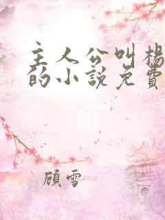 主人公叫杨小天的小说免费阅读