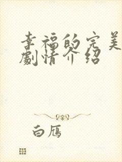 幸福的完美分集剧情介绍