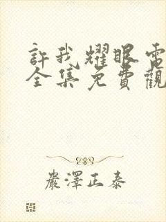 许我耀眼电视剧全集免费观看第26集