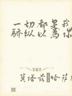 一切都是我太过骄纵以为你会懂什么歌