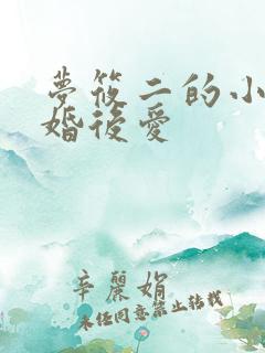 梦筱二的小说先婚后爱