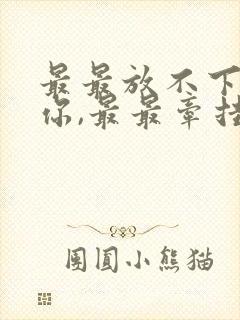 最最放不下的是你,最最牵挂的是你歌名