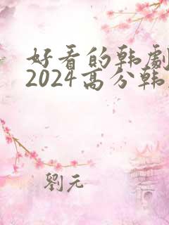 好看的韩剧推荐2024高分韩剧