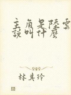 主角是陆云的小说叫什么