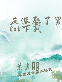 反派娶了男主后txt下载