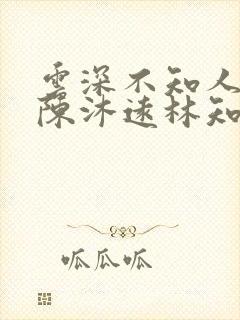 云深不知人已空陈沐远林知秋在线全文阅读