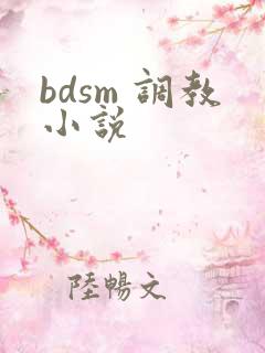 bdsm 调教小说