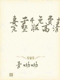 妻子4免费播放完整版高清韩剧