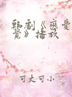 韩剧《恋爱的感觉》播放