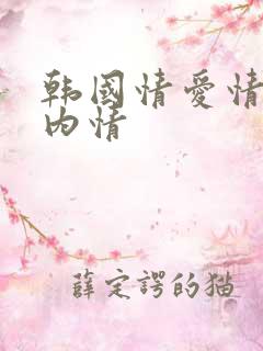 韩国情爱情电影内情