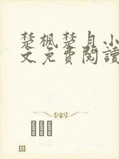 楚枫楚月小说全文免费阅读