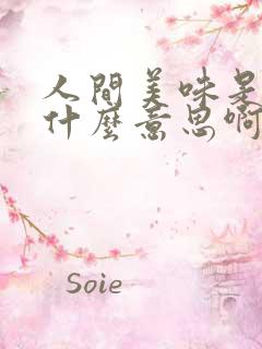 人间美味是清欢什么意思啊