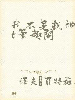 我不是戏神txt笔趣阁