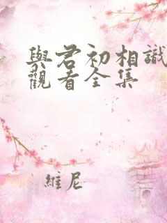 与君初相识免费观看全集