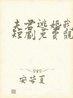 夫君逃婚我改嫁短剧免费观看