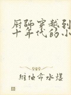 厨师穿越到六七十年代的小说