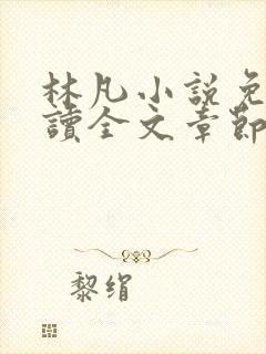 林凡小说免费阅读全文章节