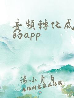 音频转化成文字的app
