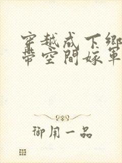 穿越成下乡知青带空间嫁军人