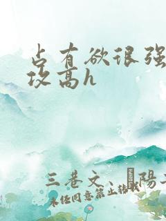 占有欲很强糙汉攻高h