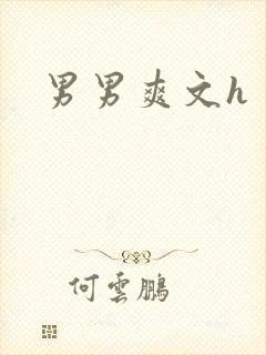 男男爽文h