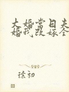 大婚当日夫君逃婚我改嫁全集免费观看85集